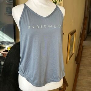 Ryderwear Women's Steel Grey T-Back Tank Top